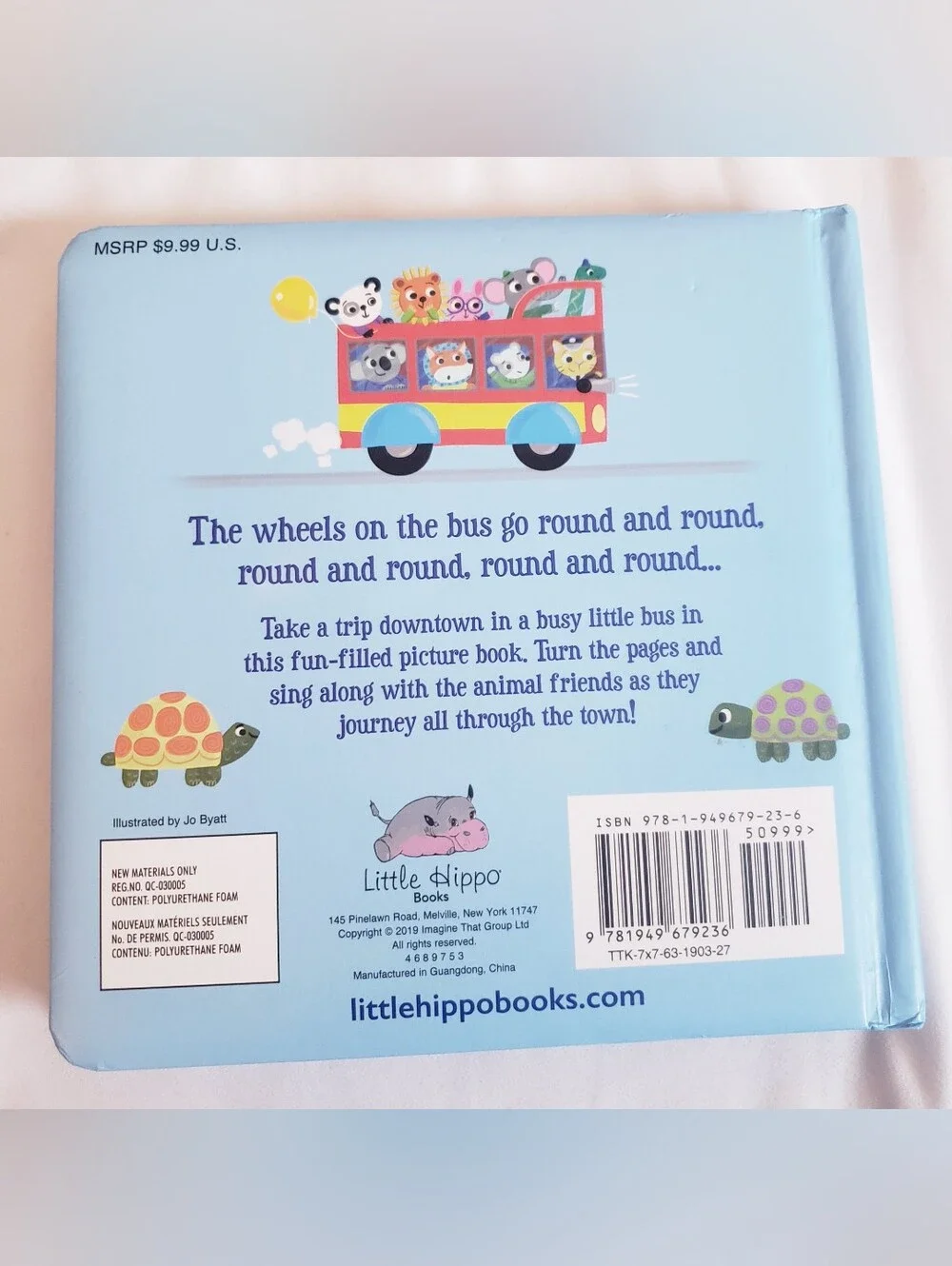 The Wheels on the Bus Sing-Along Kids Book Board Book